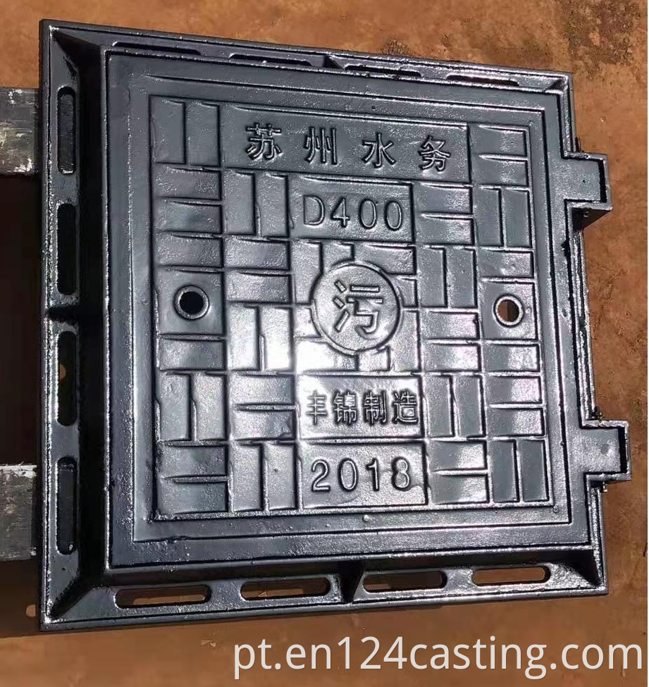 square ductile manhole cover used for water